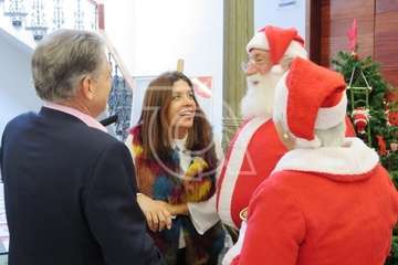 Música e ilusión en grandes dosis para recibir a Papá y Mamá Noel en Los Llanos (Foto TA)